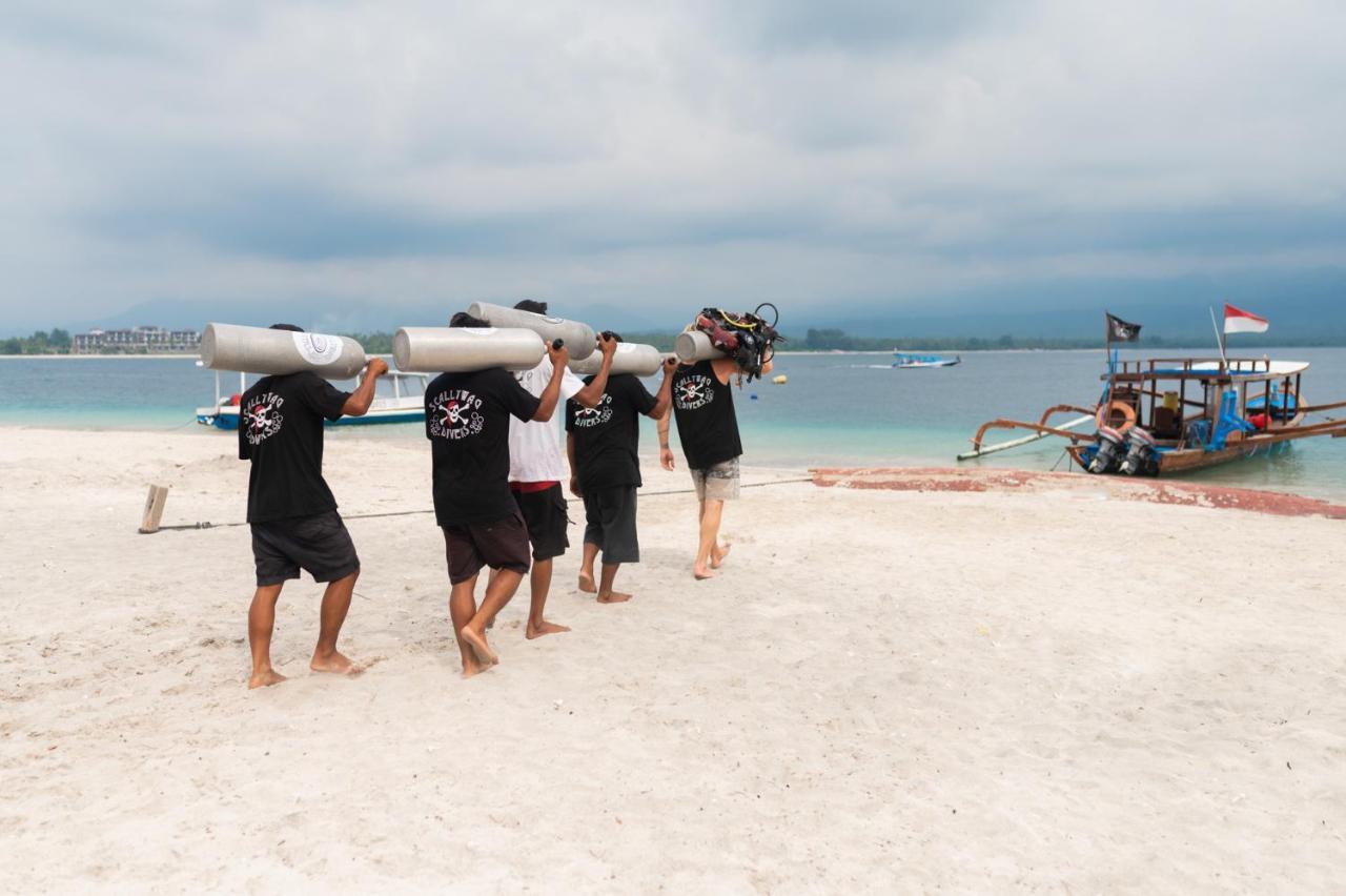 Scallywags Beach Club Gili Islands Exterior photo